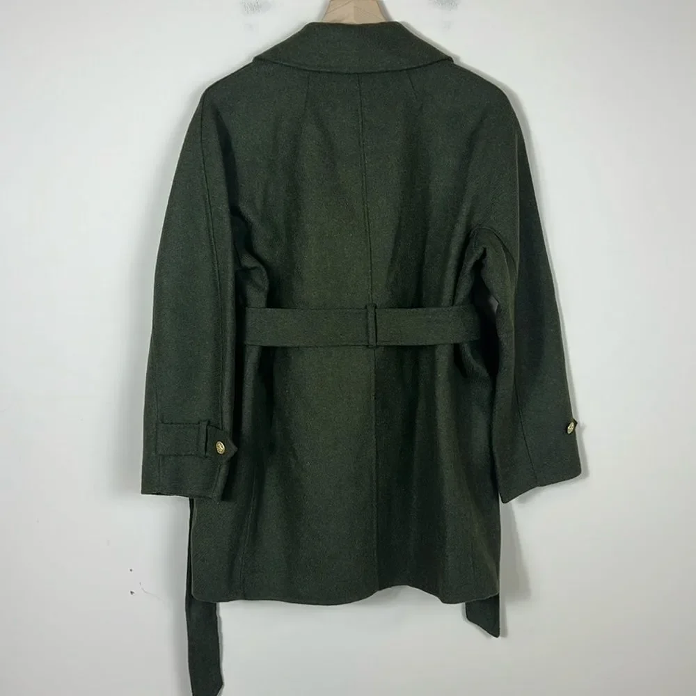 J. Crew Trench coat in double-faced Italian wool $368‎ Size XS - Picture 10 of 13